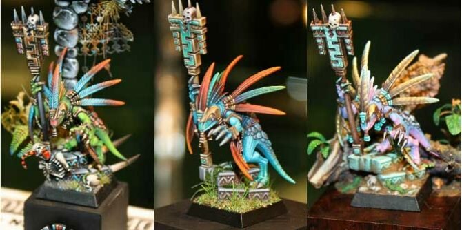 Games Day 2013 Golden Demon Winning Skinks