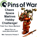 PinsofWar Chaos Space Marines Hobby Challenge