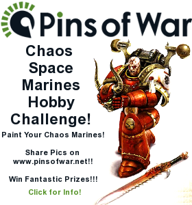 PinsofWar Chaos Space Marine Hobby Challenge