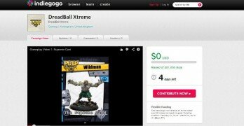 Dreadball Crowdfunding Scam