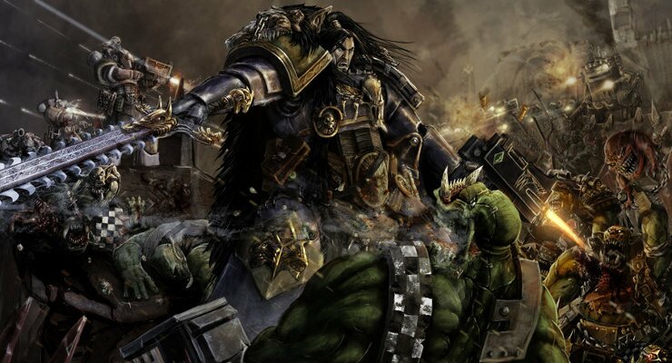 Space Wolves vs. Orks