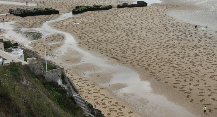 D Day Sand Painting